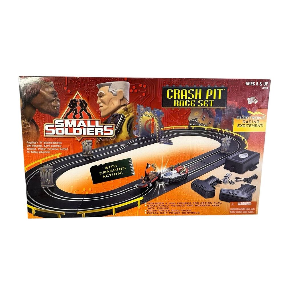 Small Soldiers Crash Pit Race Set 1998 Kenner Dreamworks Incomplete